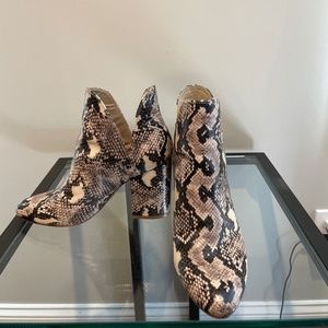 Steve Madden Faux Python Bootie